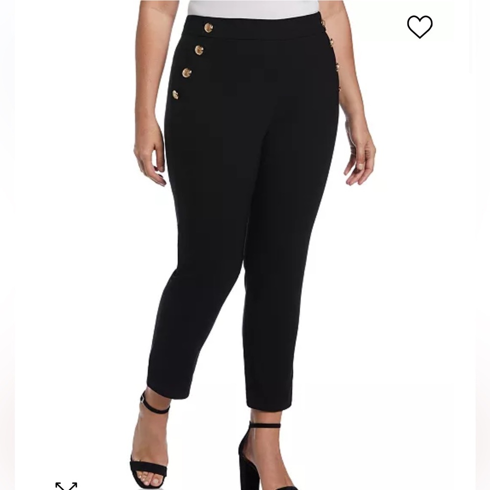 Ella Rafaella high rise pants in navy 16w